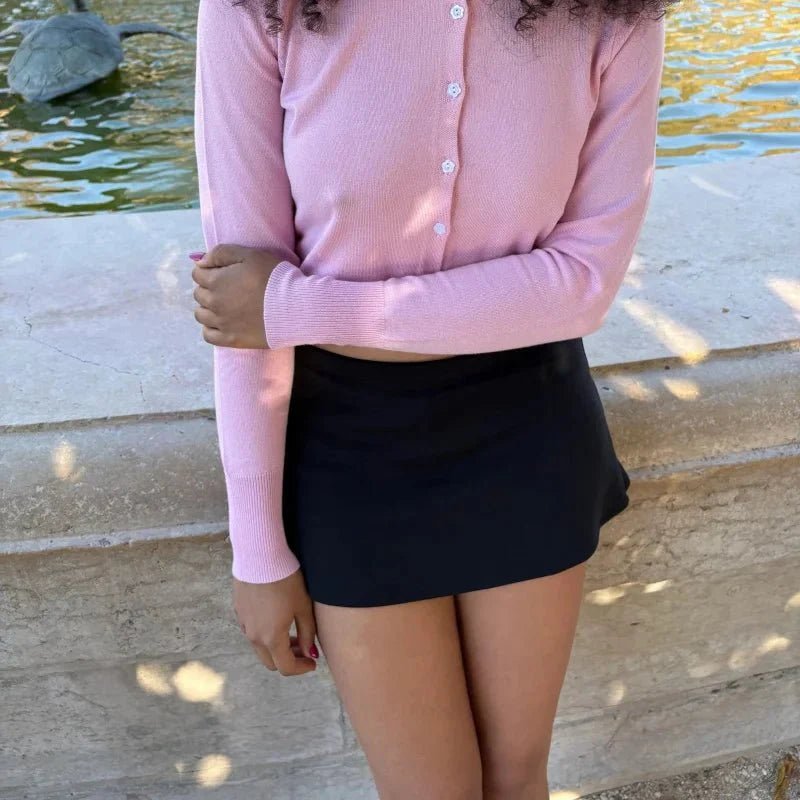 ZEYA - Bianca Low - Waist Bodycon Mini Skort