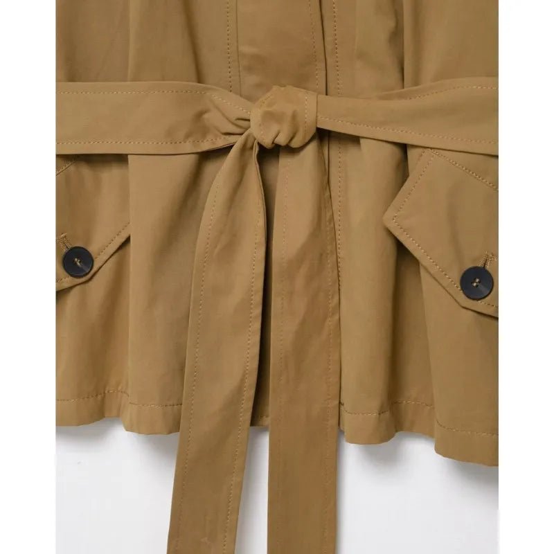 ZEYA - Blair Short Trench Coat Skort Set