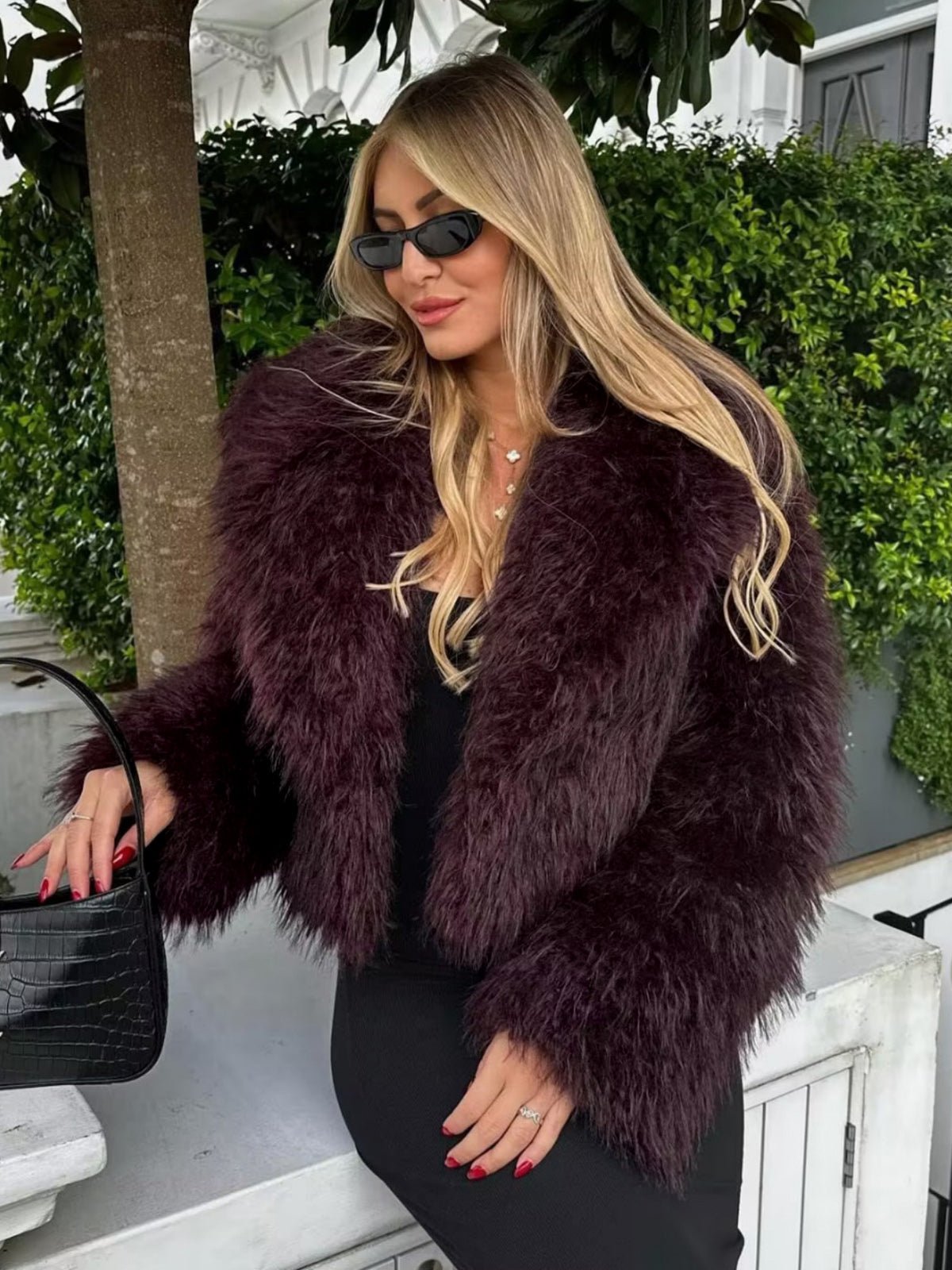 ZEYA - Brenda Short Faux Fur Coat