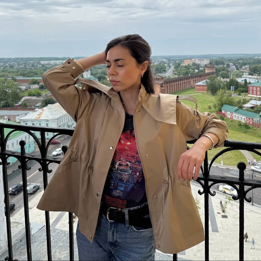 ZEYA - Brittany Hooded Short Trench Coat