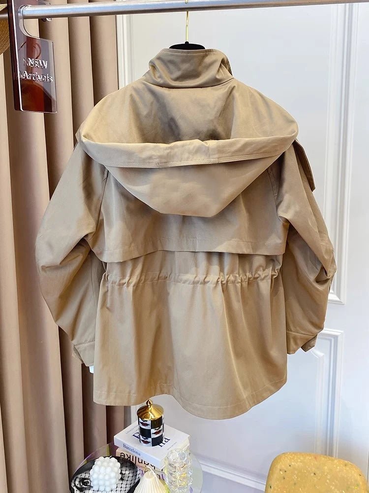 ZEYA - Brittany Hooded Short Trench Coat