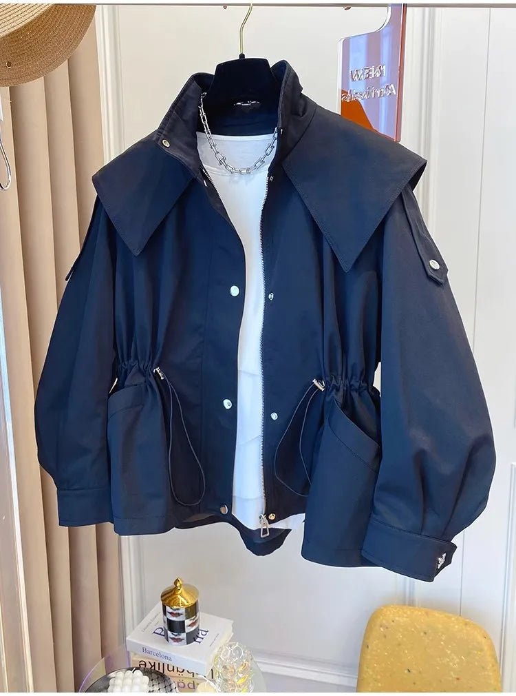 ZEYA - Brittany Hooded Short Trench Coat