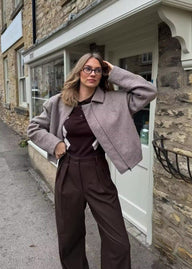 Zenia Strukturierte Jacke