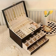 Calista Vegan Leather Jewelry Organizer