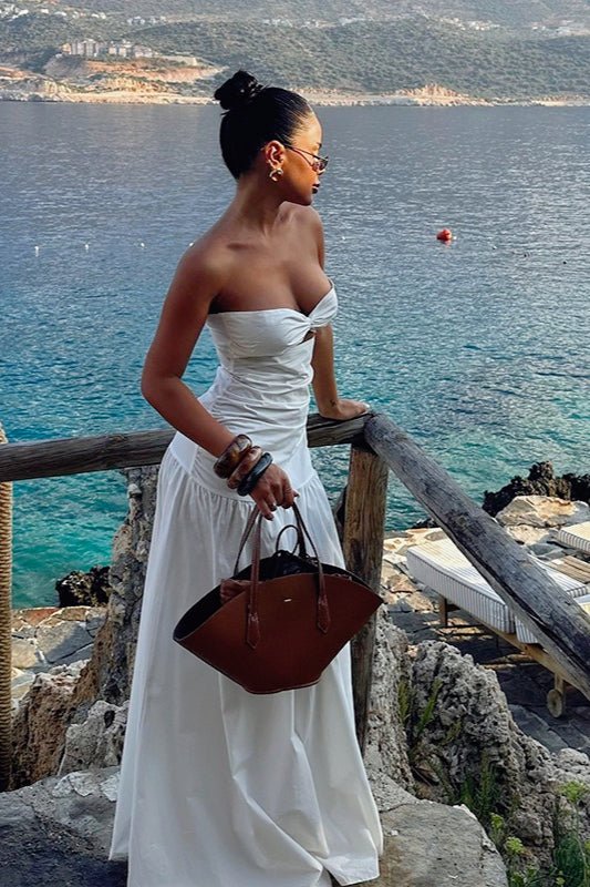 ZEYA - Camia Cut - Out Strapless Maxi Dress