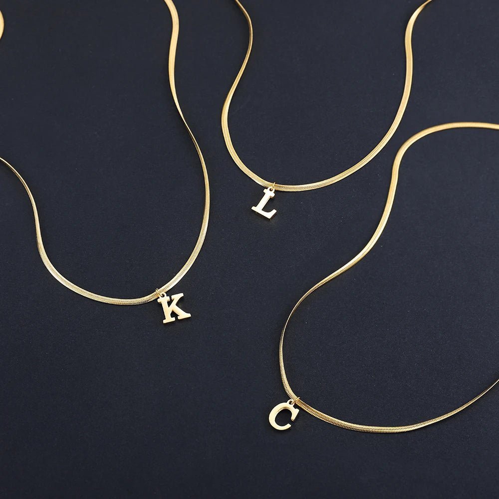 ZEYA - Capriana Inital Necklace