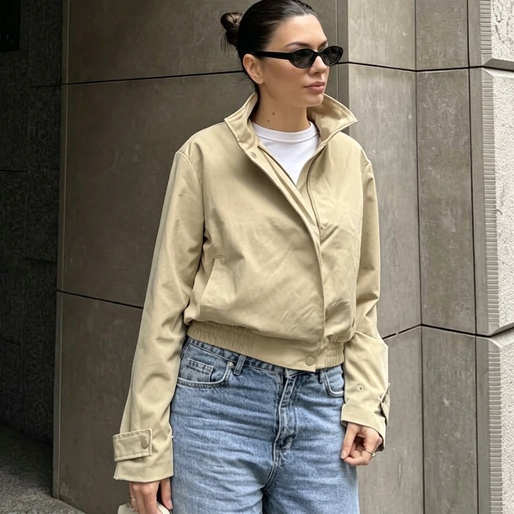 ZEYA - Carla High Neck Zip Jacket