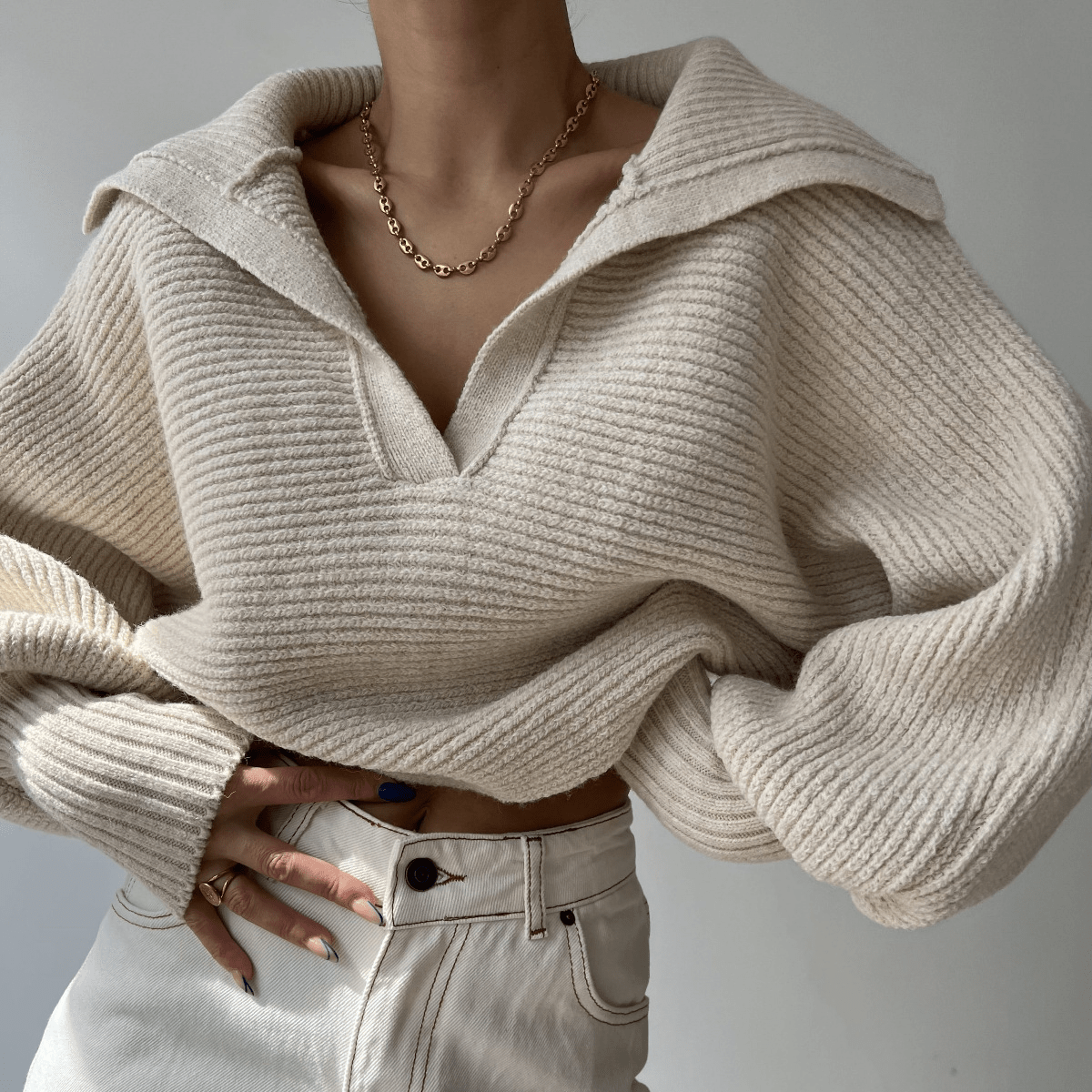 ZEYA - Carmen Oversized Knit Sweater