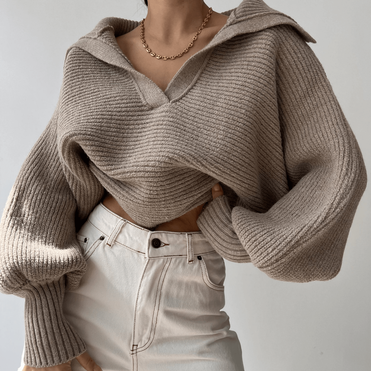 ZEYA - Carmen Oversized Knit Sweater