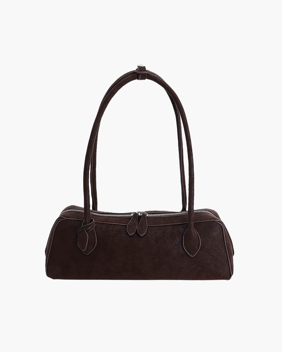ZEYA - Celeste Suede Baguette Bag