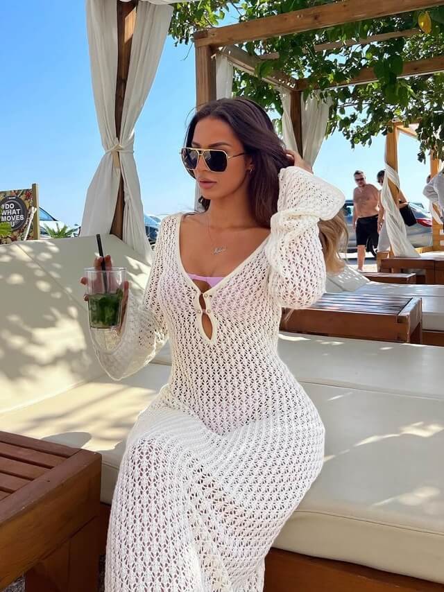 ZEYA - Clarice Crocheted Maxi Dress