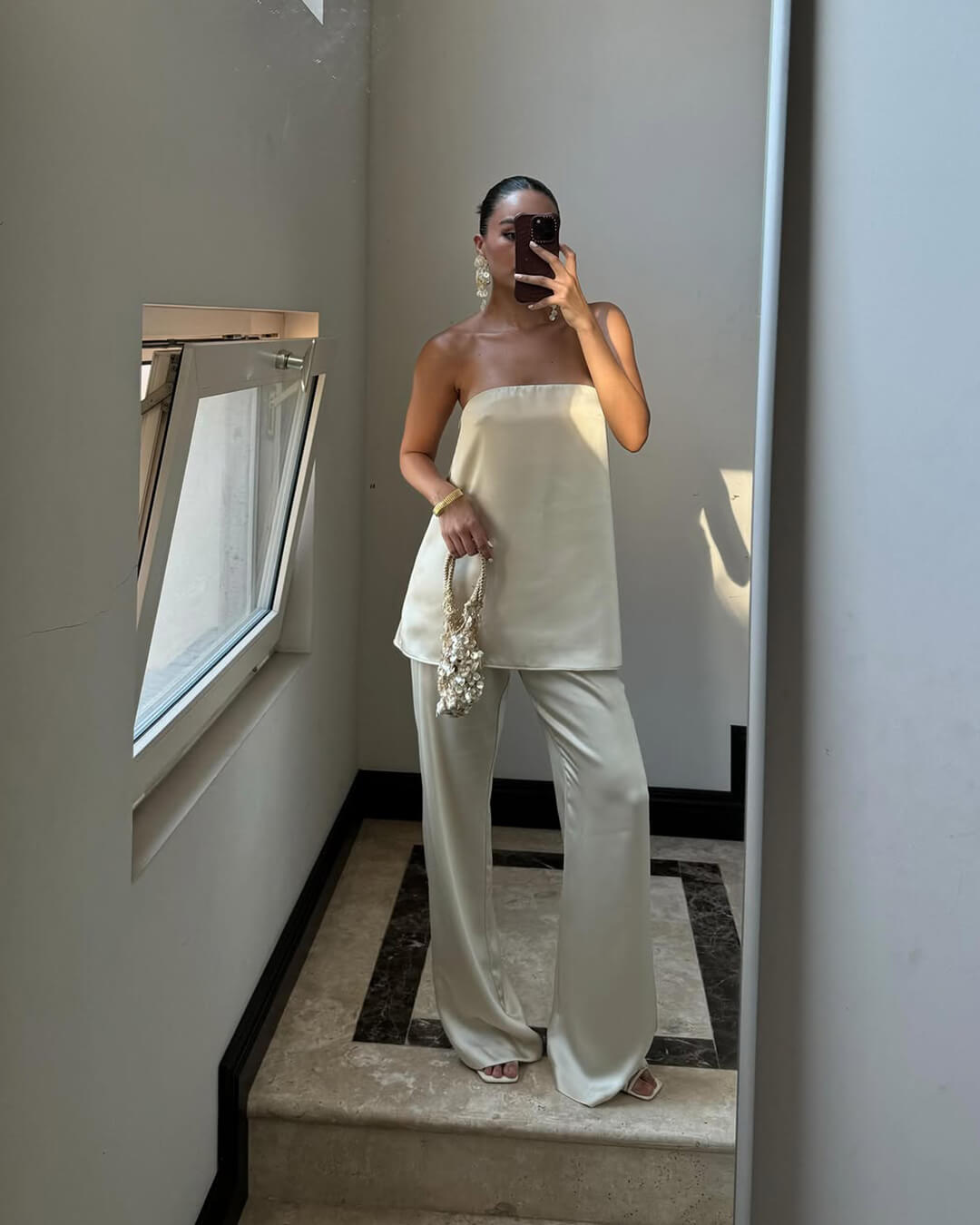 ZEYA - Claudia Satin Bandeau Set