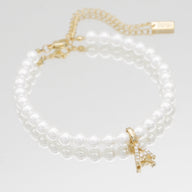 Cyra Perlen-Initialen-Armband