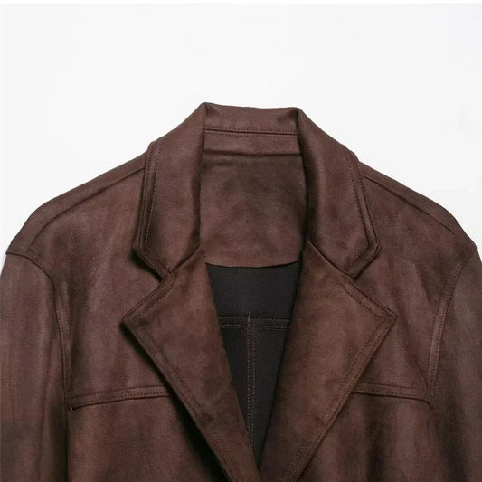 ZEYA - Daisy Suede Blazer
