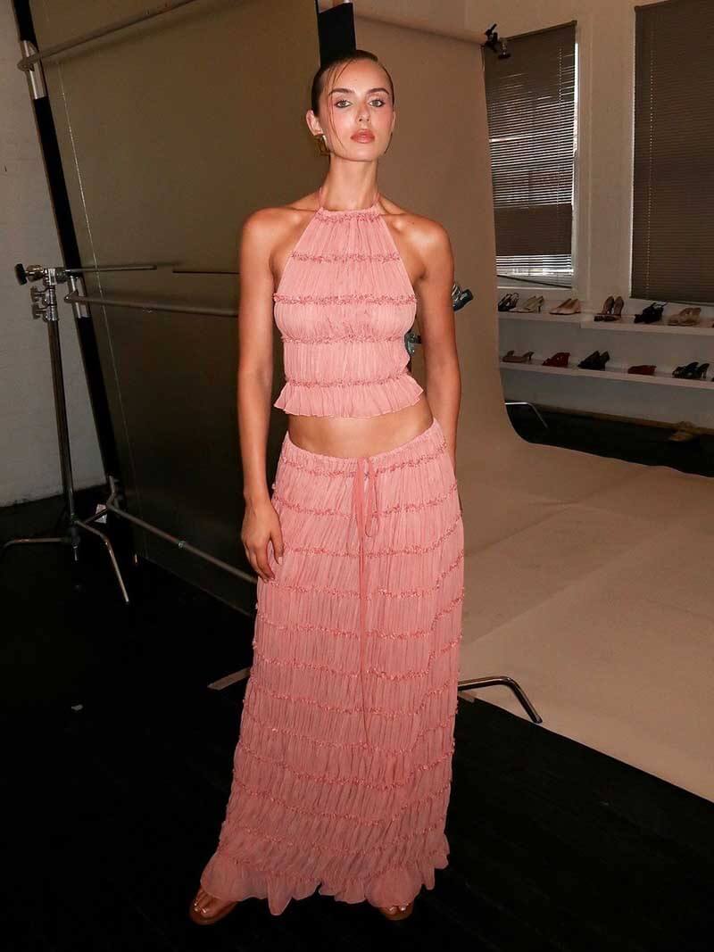 ZEYA - Danica Two - Piece Set with Frill Details