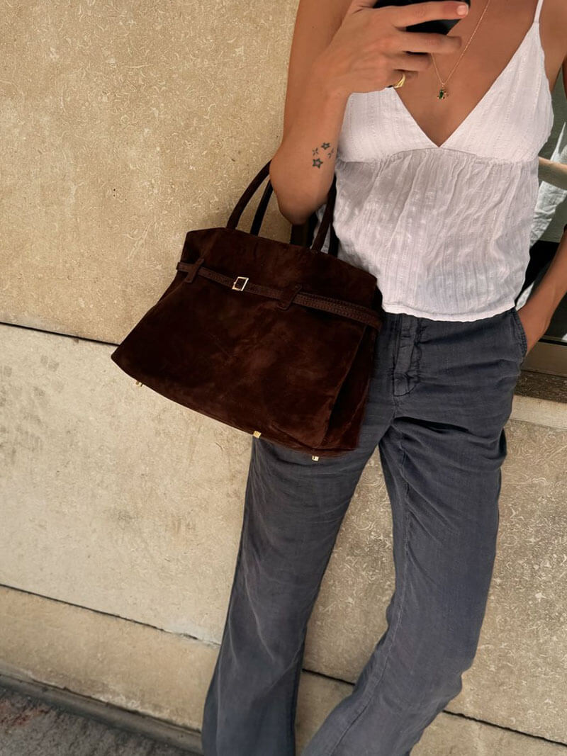 ZEYA - Delia Suede Bag