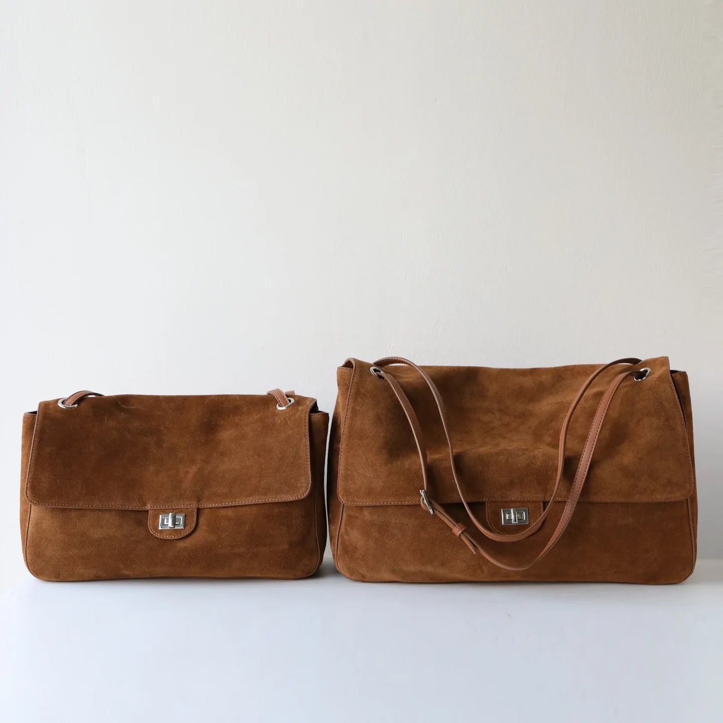 ZEYA - Denise Matte Suede Crossbody Tote