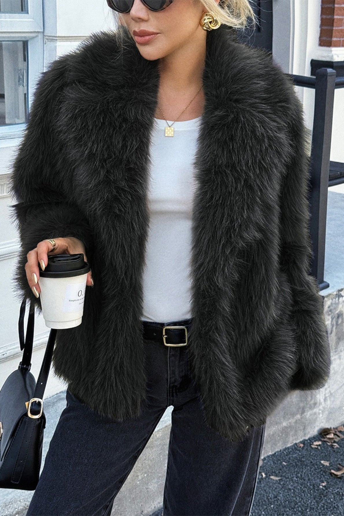 ZEYA - Desiree faux fur Coat