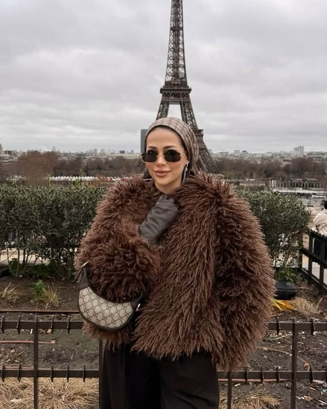 ZEYA - Diana Fluffy Cropped Faux Fur Coat