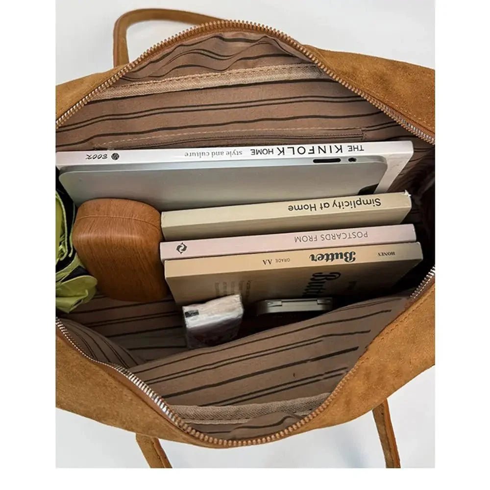 ZEYA - Dominica Suede Shoulder Bag