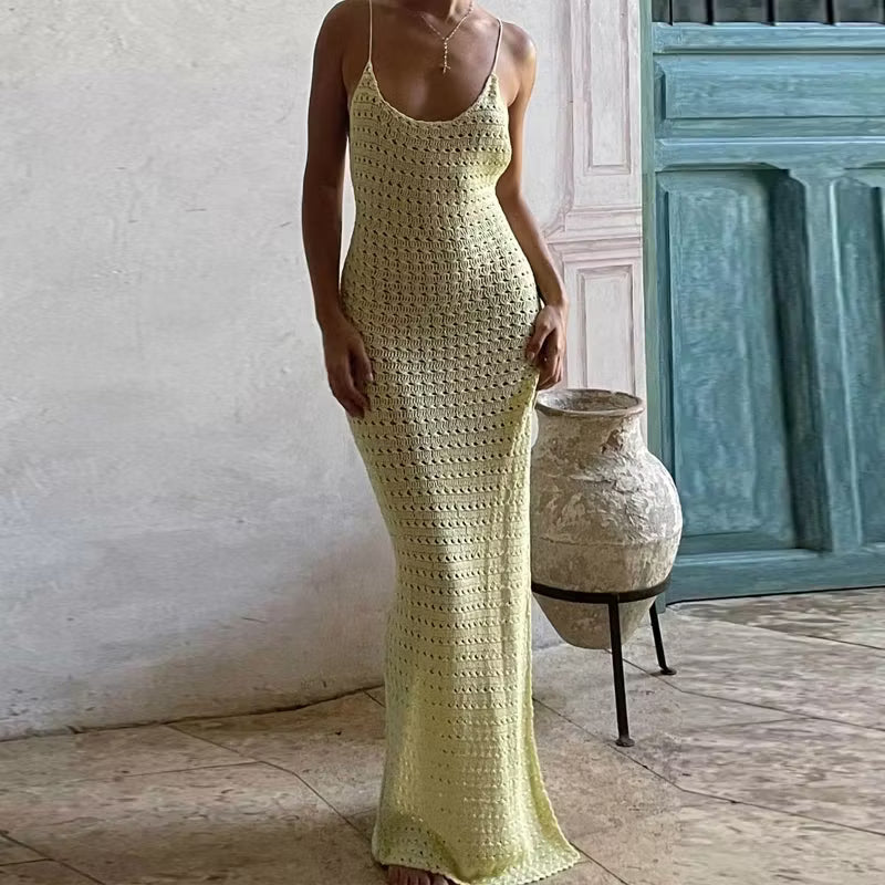 Elena gehäkeltes Slip-Kleid