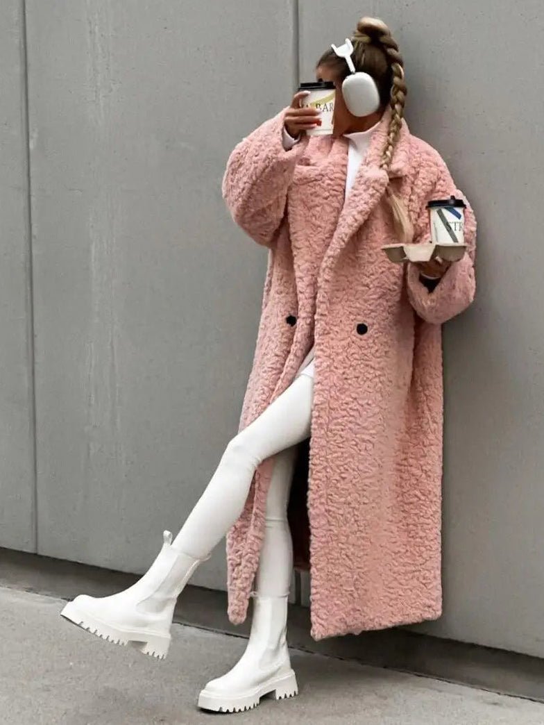 ZEYA - Eleonore Long Teddy Coat