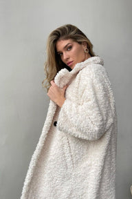 Eleonore Long Teddy Coat