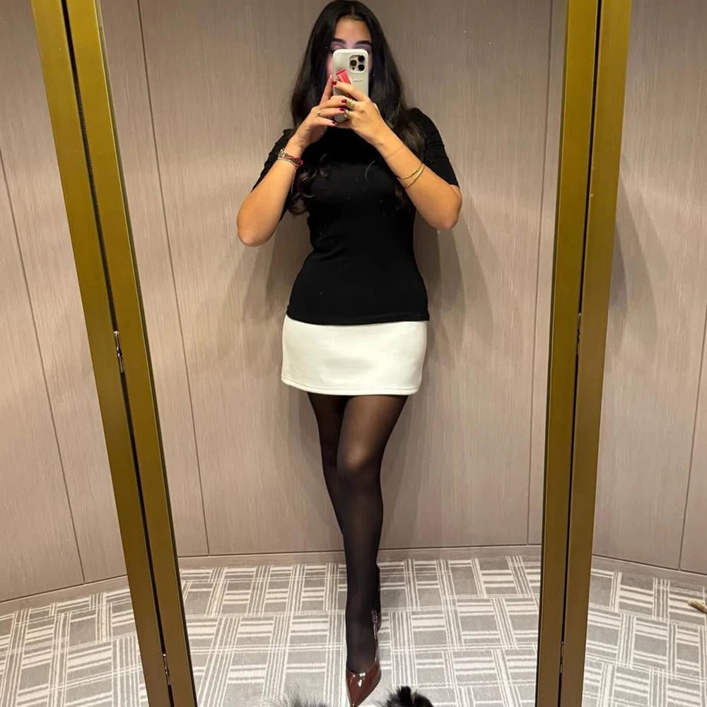 ZEYA - Elizabeth High Neck Mini Dress