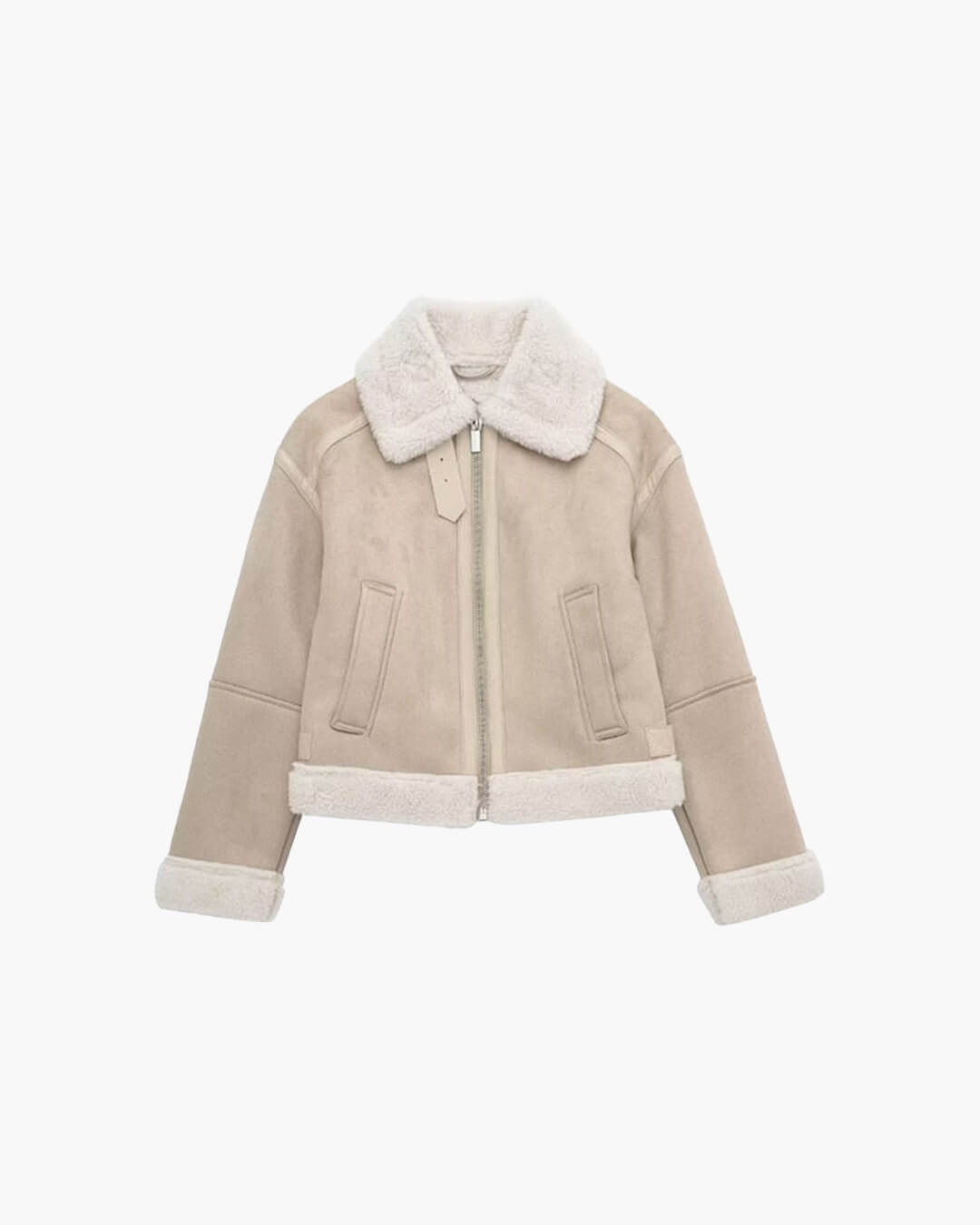 ZEYA - Elodie Suede Faux Fur Jacket