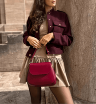 Elsa Bomber Jacket with Golden Details