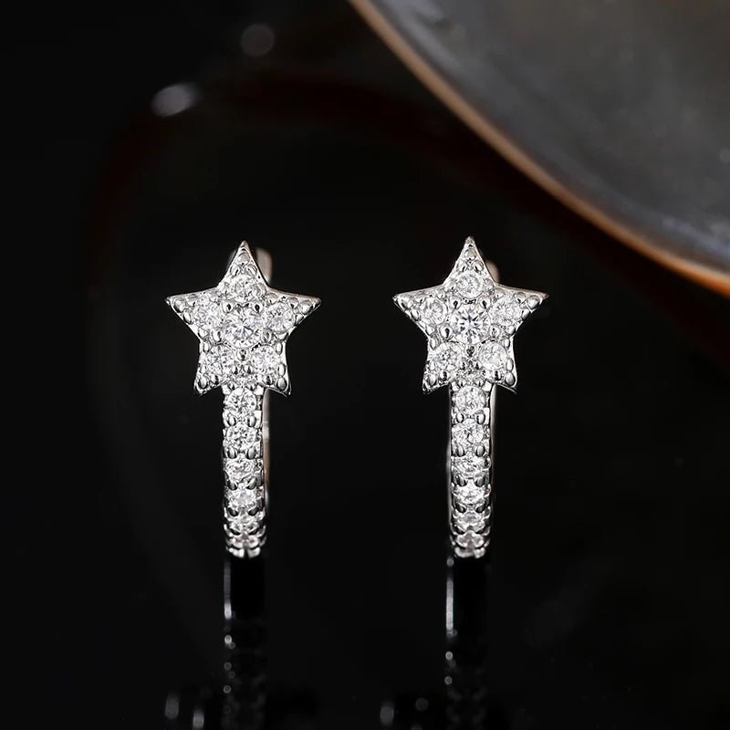 ZEYA - Elyse Star Hoop Earrings