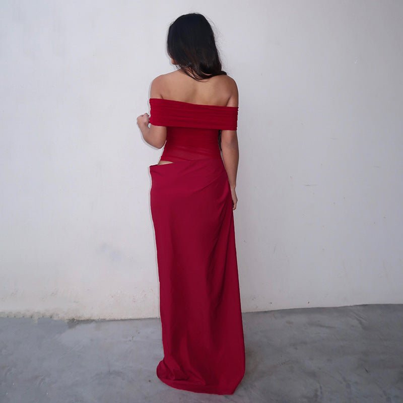 ZEYA - Emilia Asymmetrical Lace Long Dress