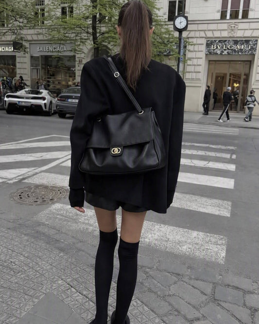 ZEYA - Emma Buckle Flap Shoulder Bag