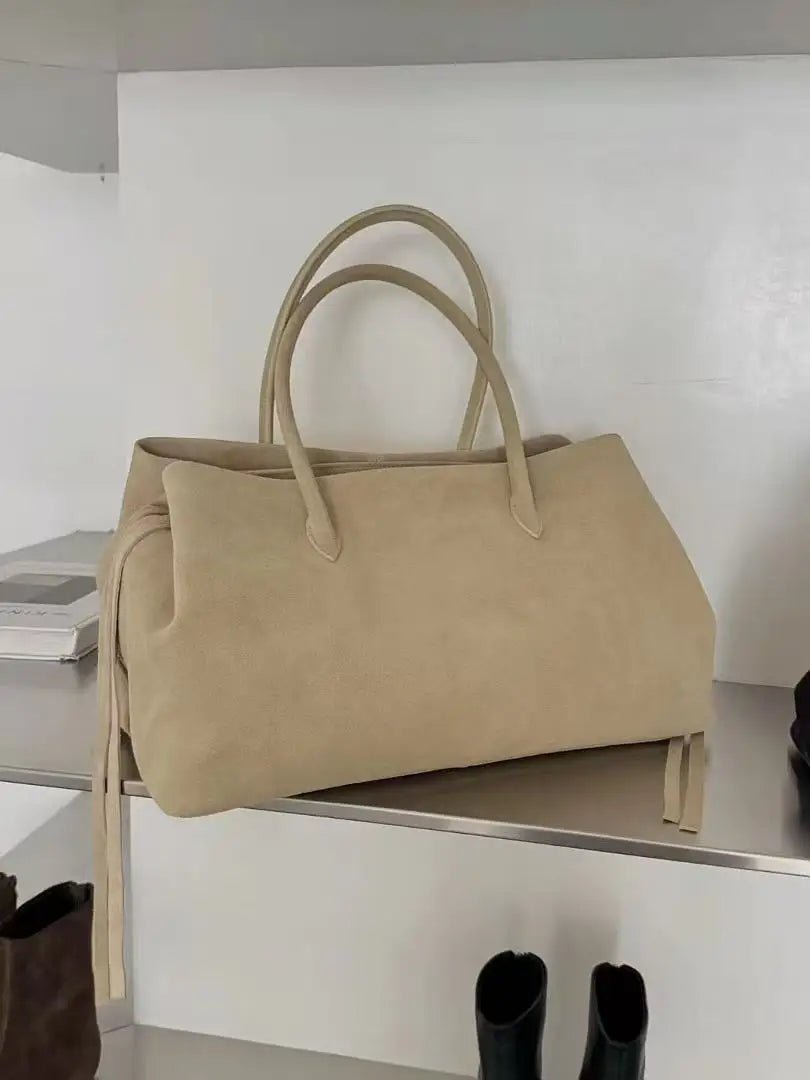 ZEYA - Emma Multi-Compartment Leather Tote Bag