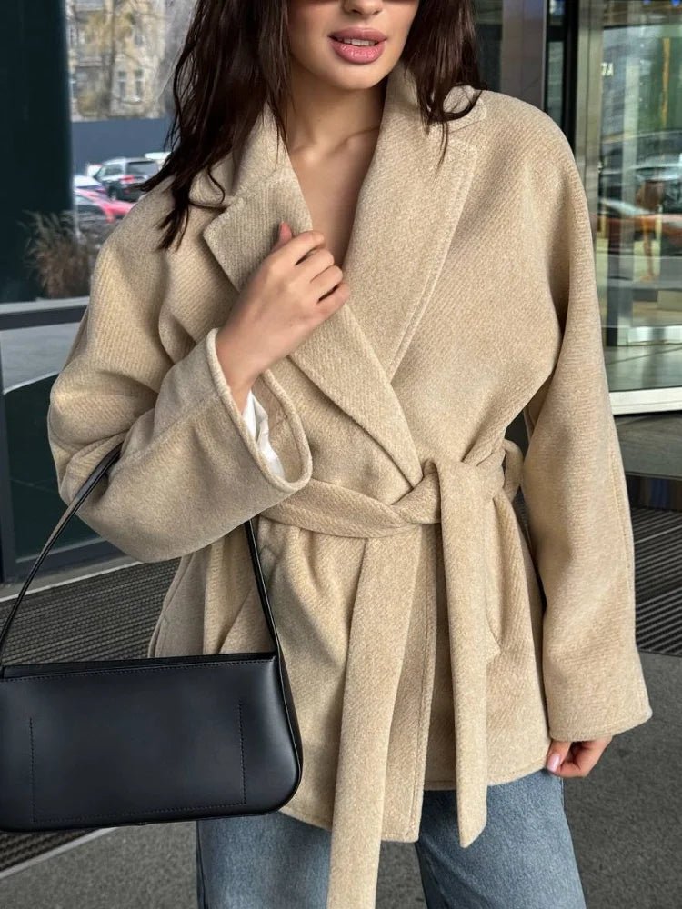 ZEYA - Esme V Neck Jacket with Belt