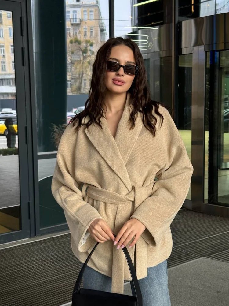 ZEYA - Esme V Neck Jacket with Belt