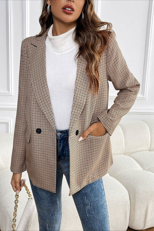 ZEYA - Esther Houndstooth Blazer