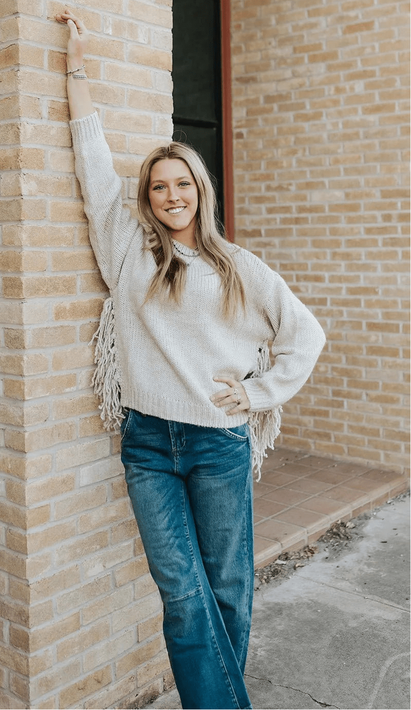 ZEYA - Eva Tassel Knit Sweater