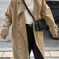 Evelyn klassischer doppelreihiger Trenchcoat