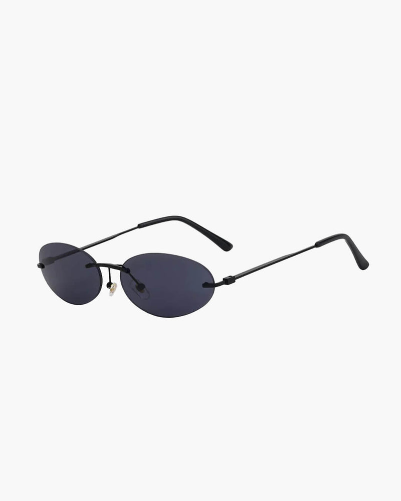 Evelyn Oval Retro Sunglasses