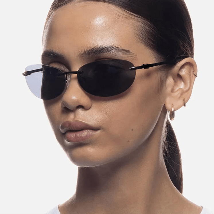 ZEYA - Evelyn Oval Retro Sunglasses