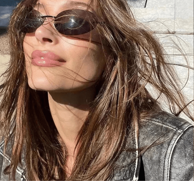 ZEYA - Evelyn Oval Retro Sunglasses