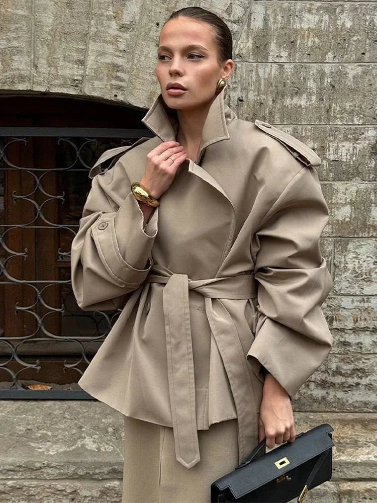 ZEYA - Fabienne Oversized Belted Trench Coat