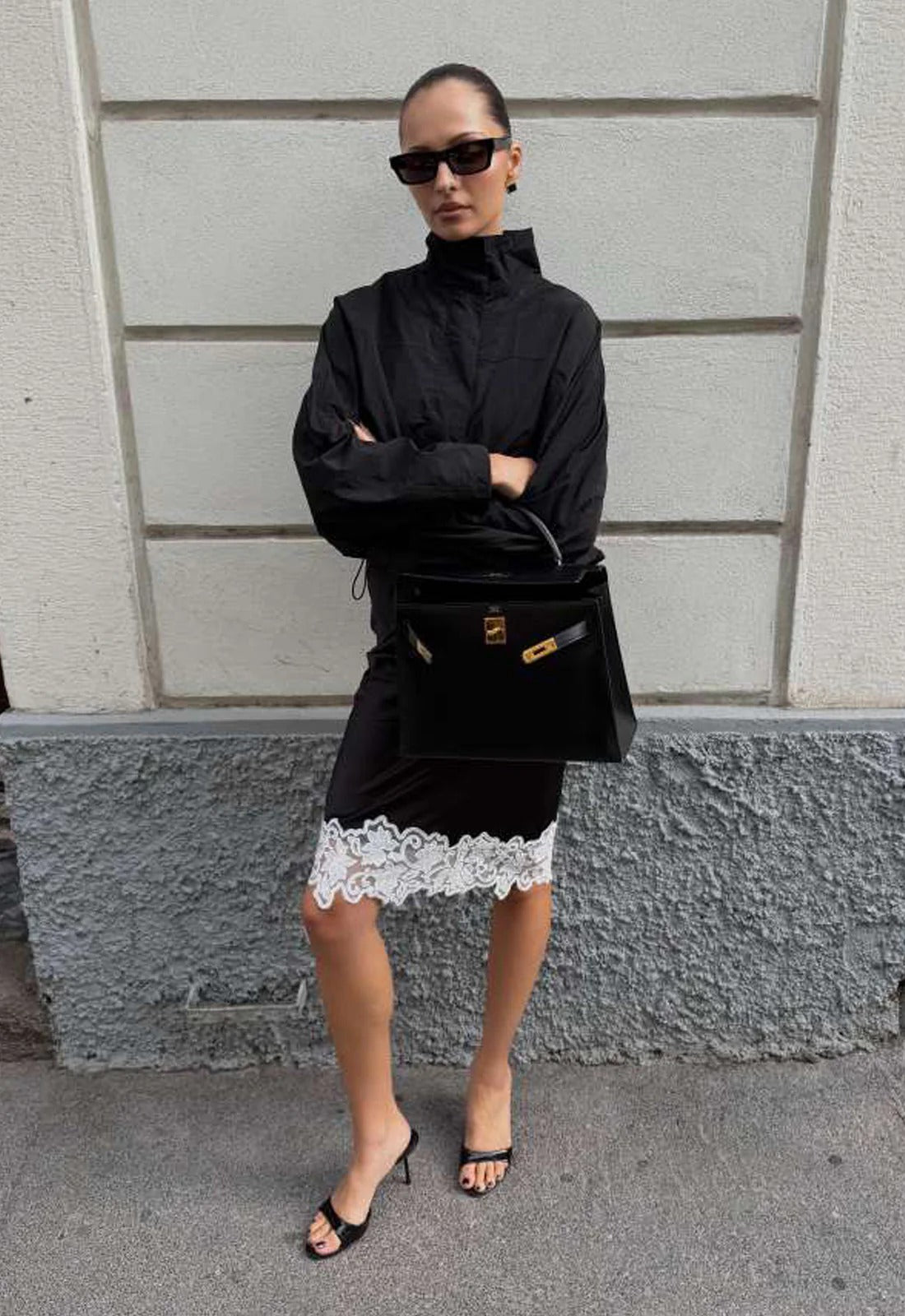 ZEYA - Fiona Funnel Neck Windbreaker Jacket