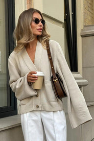 Francesca Vintage Loose Fit Cardigan