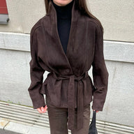 Freya Jacke in Wildlederoptik