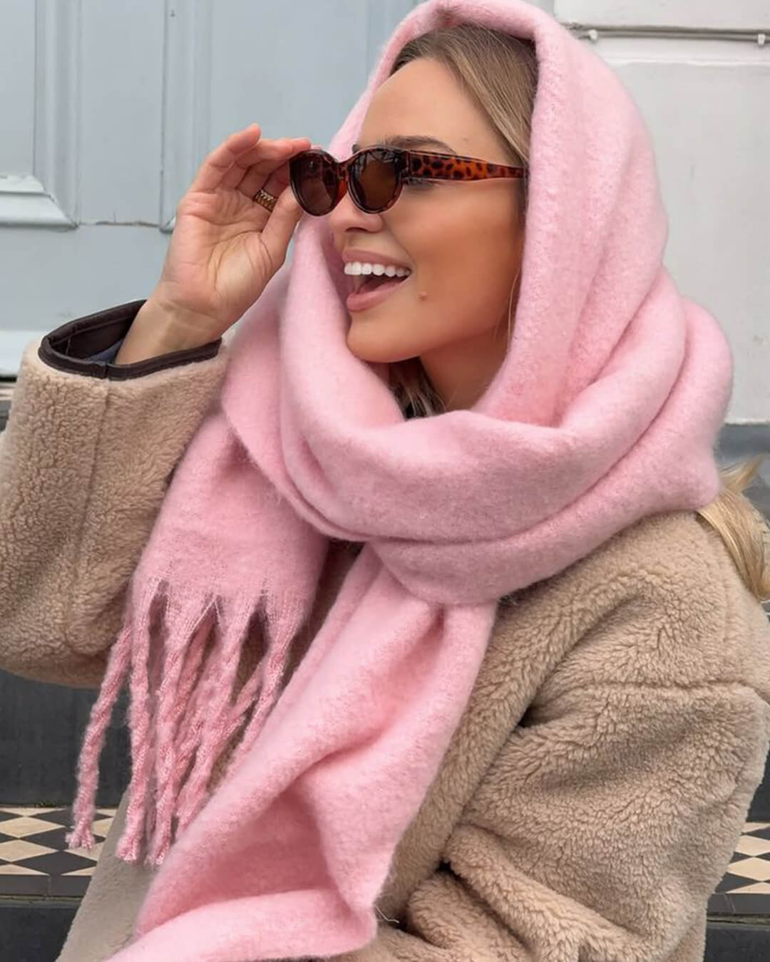 ZEYA - Gabriella Tasseled Winter Scarf