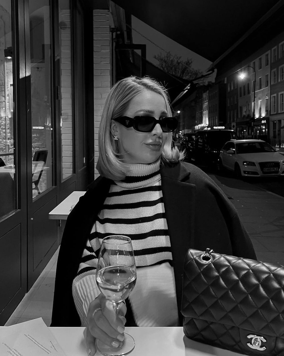 ZEYA - Gisela Striped Turtleneck Sweater