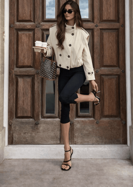 ZEYA - Gloria Pleated Trench Coat