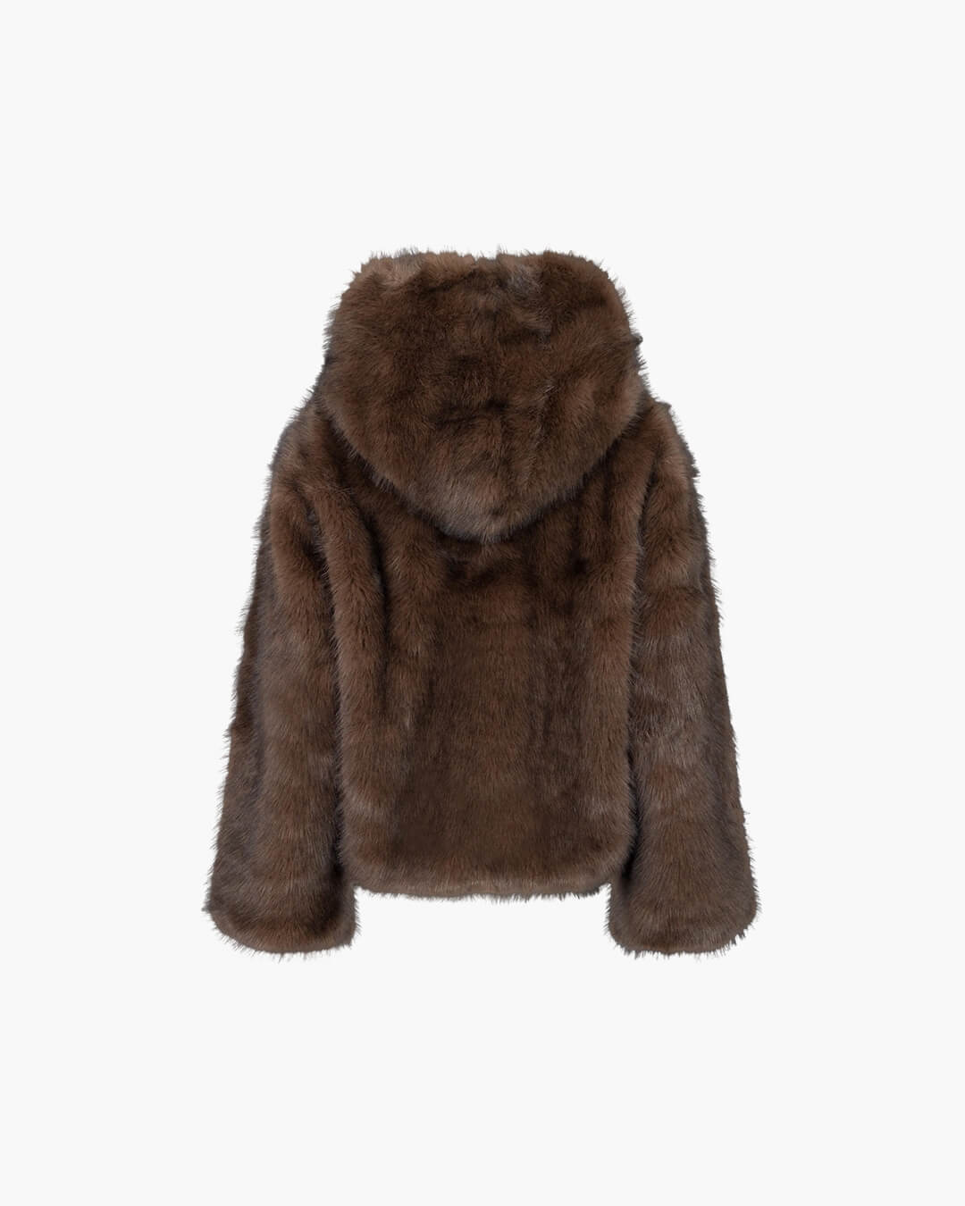 ZEYA - Hannah Faux Fur Hooded Short Coat